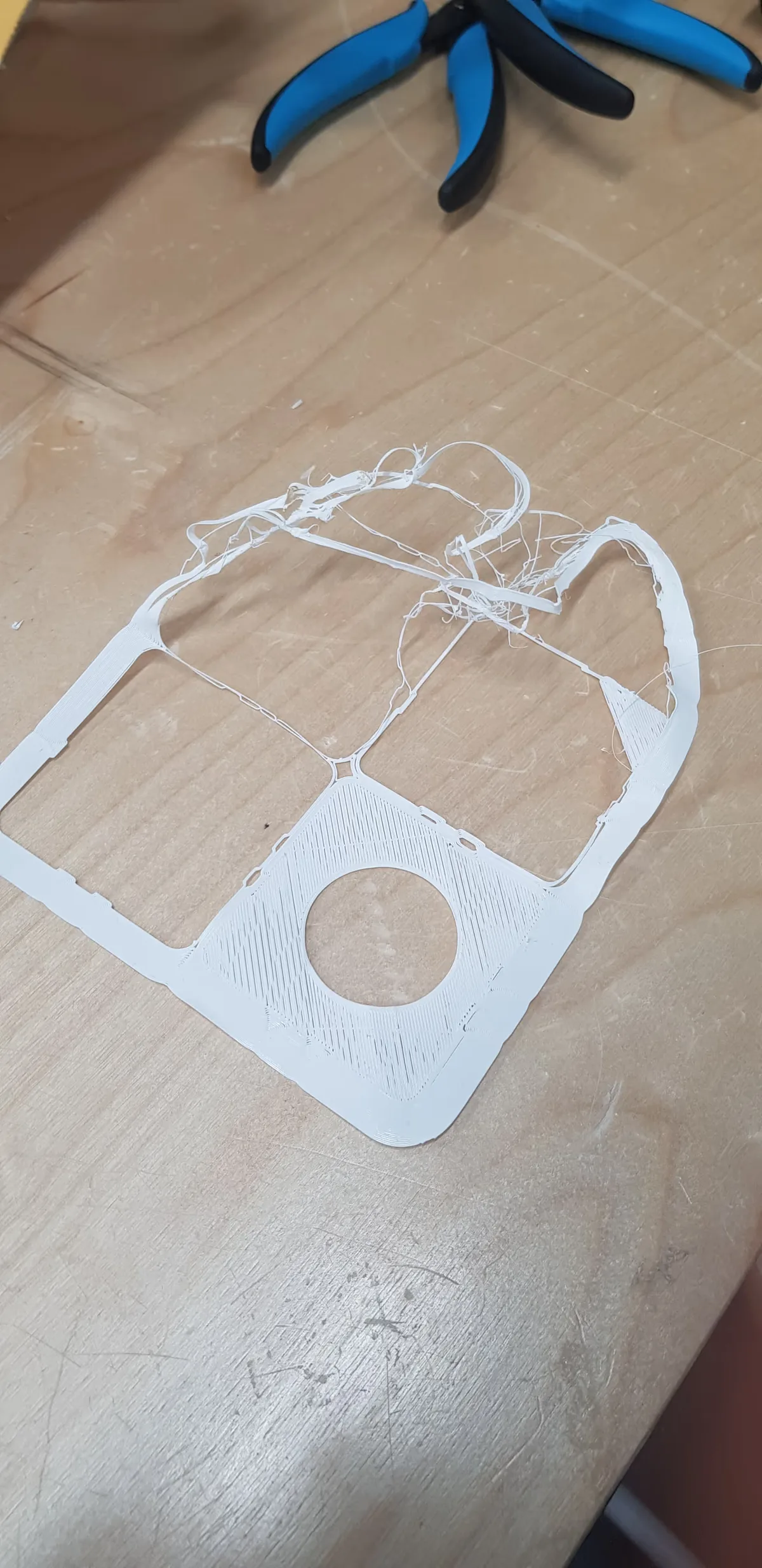 3D printed material left behind after print fail